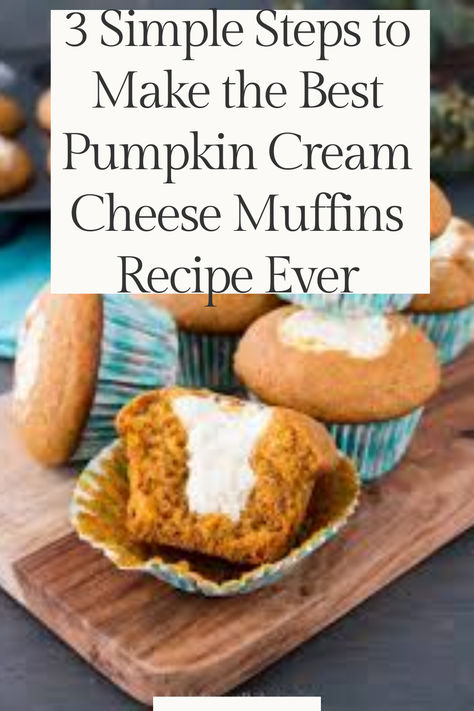 3 Simple Steps to Make the Best Pumpkin Cream Cheese Muffins Recipe Ever Pumpkin Muffins With Cream Cheese, Fluffy Muffins, Cream Cheese Swirl, Pumpkin Muffins Easy, Pumpkin Cream Cheese Muffins, Pumpkin Cream Cheese, Recipe Pumpkin, Cream Cheese Muffins, Pumpkin Cream Cheeses