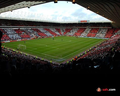 Stadium of Light Stadium Of Light Sunderland, Stadium Pics, Stadium Of Light, Football T Shirts, Football Aesthetic, Football App, Sunderland Afc, Stadium Lighting, Cleats Football