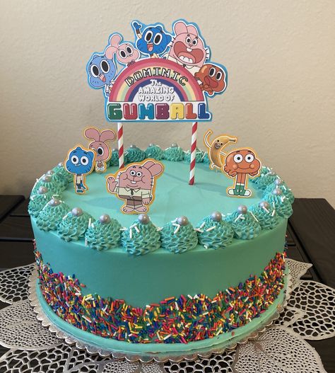 Gumball Party Decorations, Cartoon Network Party Decorations, The Amazing World Of Gumball Birthday Party Ideas, The Amazing World Of Gumball Party, Amazing World Of Gumball Birthday Party, The Amazing World Of Gumball Birthday, Gumball Birthday Party Ideas, Gumball Birthday Cake, Gumball Party Ideas