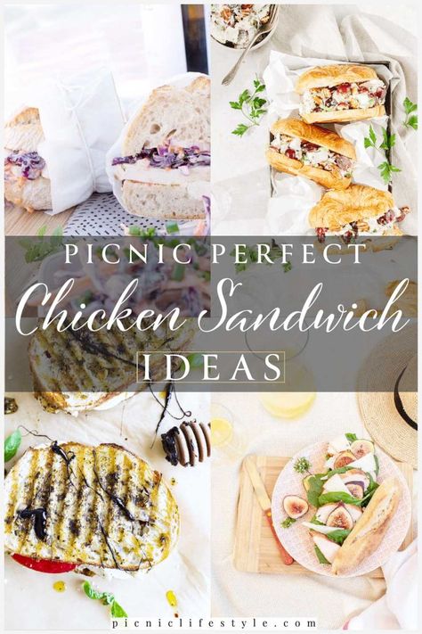 Looking for delicious picnic sandwich ideas for your next picnic? You really can’t go past a good chicken sandwich. Chicken is such a versatile ingredient there is no end of sandwich ideas you can come up with. We've got 20 easy and delicious chicken sandwich recipes to spark your picnic imagination. Chicken sandwich recipes | chicken sandwich ideas | shredded chicken sandwich | bbq chicken snadwich | chicken wraps Picnic Sandwich Ideas, Sandwich Recipes Chicken, Chicken Sandwich Ideas, Picnic Chicken, Best Keto Breakfast, Picnic Sandwiches, Sandwich Ideas, Chicken Sandwich Recipes, Perfect Chicken