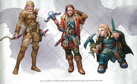 Gloom Stalker Ranger, Horizon Walker, Monster Slayer, D D Classes, Kinds Of People, The Horizon, Character Portraits, Roleplaying Game, Game Character