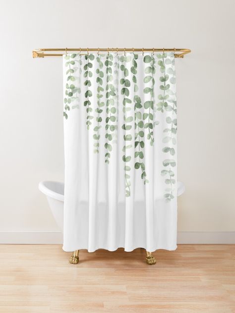 Millions of unique designs by independent artists. Find your thing. Room Decor Alternative, Watercolor Shower Curtain, Light Academia Room Decor, Artsy Room Decor, Trippy Room Decor, Cottagecore Room Decor, Goth Room Decor, Room Decor Grunge, Green Shower Curtains