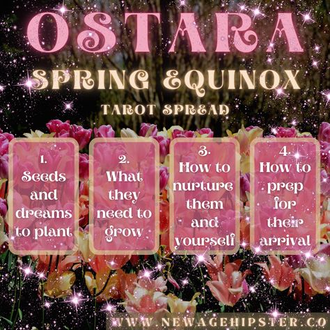 Ostara Oracle Spread, Ostara Cleansing Ritual, Ostara Spread Tarot, Easter Tarot Spread, Ostara Affirmations, Spring Equinox Tarot Spread, Ostara Prayer, Ostara Meaning, Spring Tarot Spread