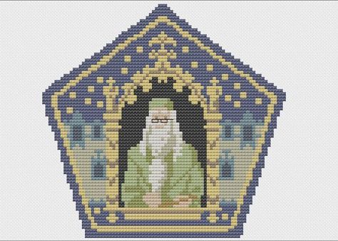 Frog Wizard, Harry Potter Cross Stitch Pattern, Cross Stitch Harry Potter, Harry Potter Crochet, Nerd Crafts, Chocolate Frog, Art Perle, Harry Potter Crafts, 카드 디자인