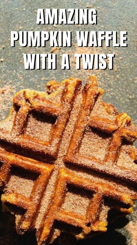 Healthy pumpkin waffle breakfast recipe from scratch. Easy pumpkin waffle recipe. Cinnamon pumpkin churro waffle recipe. Easy fall waffle breakfast recipe. #foodtalkdaily #pumpkinchurrowaffle #fallbreakfast #wafflebreakfast Churro Waffle Recipe, Waffle Recipe Easy, Pumpkin Waffle Recipe, Nut Free Breakfast, Butternut Squash Lasagna Recipe, Fall Waffles, Churro Waffles, Pumpkin Waffles Recipe, Low Fat Cookies