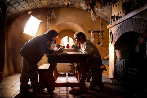 Check out photos from the set of 'The Hobbit' Casa Do Hobbit, Hobbit An Unexpected Journey, Peter Jackson, Jonah Hill, Ian Mckellen, Bilbo Baggins, An Unexpected Journey, Hobbit Hole, Hobbit House