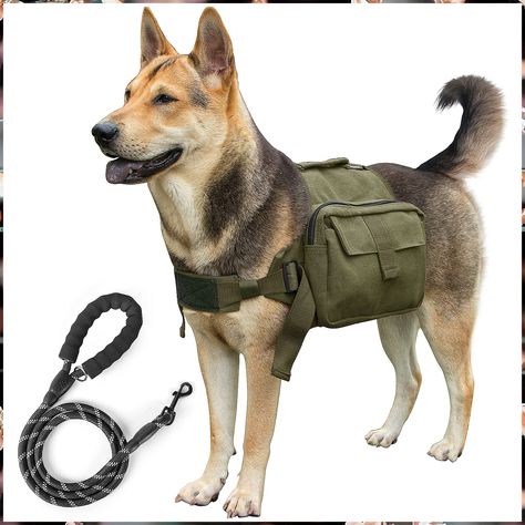 Dog Pack Hound Travel Camping Hiking Backpack Saddle Bag Rucksack for Medium & Large Dog Dog Hiking Backpack, Dog Hiking, Camping Rucksack, Dog Pack, Harness Dog, Pocket Pet, Hiking Dogs, Dog Backpack, Dog Adventure