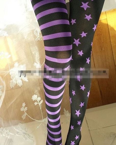 409 Likes, 1 Comments - zzZzzZZz (@bruisedbonez444) on Instagram Funky Tights, Pantyhose Fashion, Japanese Harajuku, Stocking Tights, Thigh High Socks, Long Socks, Sweet Lolita, Kawaii Clothes, Character Outfits