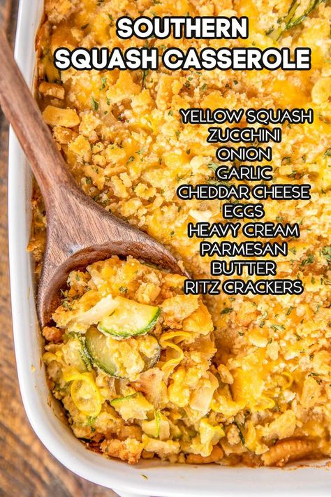 Best Squash Casserole Recipe, Best Squash Casserole, Easy Squash Casserole, Zucchini Squash Casserole, Southern Squash, Canned Squash, Parmesan Butter, Southern Squash Casserole, Summer Squash Casserole