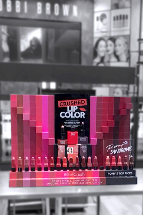 Lipstick Display, Firework Display, Makeup Stand, Module Design, Makeup Display, Event Booth, Visual Merchandising Displays, Work Makeup, Lip Cosmetics