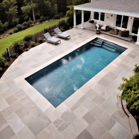 40 Pool Deck Ideas to Inspire Your Outdoor Renovation Pool Coping And Decking Ideas, Brick And Concrete Pool Deck, Pool Deck Resurfacing Ideas, Concrete Pool Surround, Pool Coping And Tile, Pool Decking Ideas, Stone Around Pool, Pool Coping Ideas, Concrete Pool Deck Ideas