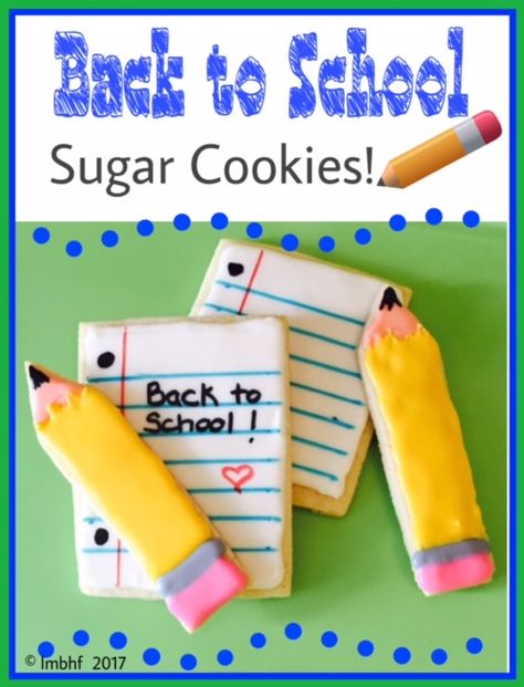 Back To School Sugar Cookies, School Sugar Cookies, Notebook Pages, School Treats, Diy Cookie, Surviving Motherhood, Save Room, Feeding Kids, Fun Treats