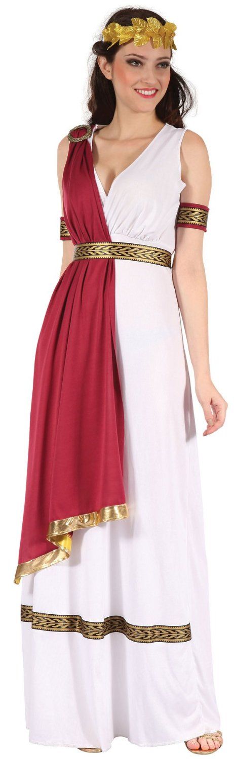 Greek Goddess, Adult Fancy Dress Costume, One Size: Amazon.co.uk: Toys & Games Greek Costume, Greek Goddess, Ancient Greek, Fancy Dress, Red, Gold, White