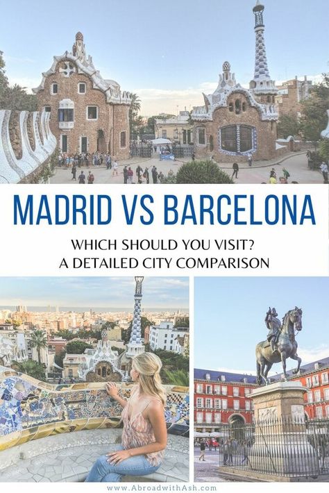 Backpacking Spain, Barcelona Itinerary, Blog Success, Travel Destinations Photography, Madrid City, Madrid Travel, Trip To Spain, Visit Barcelona, Madrid Barcelona