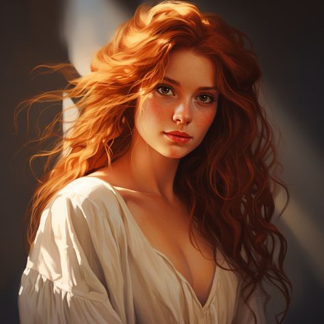 Red Hair Elf Female, Red Hair Elf, Elf Female, Redhead Art, Fantasy Witch, Red Hair Inspo, Painting Of A Woman, Beautiful Red Hair, Female Character Inspiration