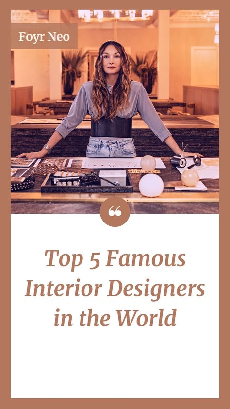 Interior design has become such an integral part of all homes that some of the finest creations continue to amaze people even today. Let’s take look at the top 5 famous interior designers. Eclectic Interior Design Luxury, Rich Interior Design, Hollywood Interior Design, Celebrity Interior Design, Model Apartment, Nyc Interior Design, Curved Furniture, Famous Interior Designers, Eclectic Interior Design