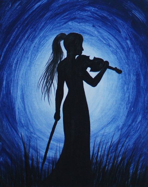 Violinist Silhouette Painting Video Available: http://youtu.be/NHJZ3FD8X4c #SilhouettePainting #Silhouette #AcrylicPainting Painting Video, Silhouette Painting, Oil Pastel Paintings, Historical Painting, Amazing Paintings, Mom Art, Painting Still Life, Silhouette Art, Violinist