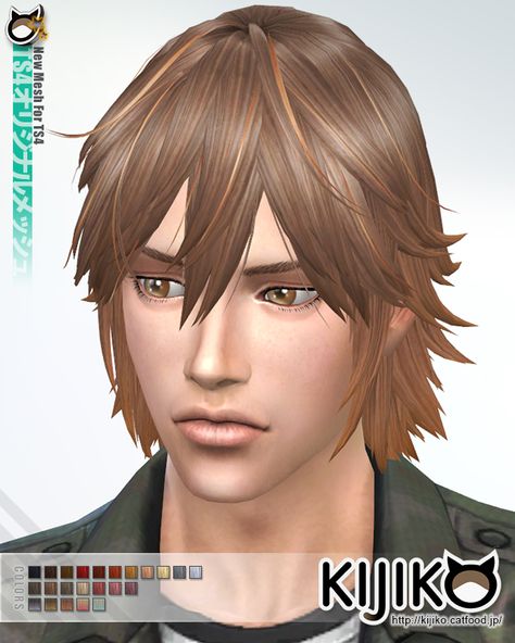 Kijiko Sims: Spiky Layered hairstyle for him - Sims 4 Hairs - http://sims4hairs.com/kijiko-sims-spiky-layered-hairstyle-for-him/ Sims 4 Hairstyles Cc, Sims 4 Hairstyles, 4 Hairstyles, Wedge Hairstyles, Pelo Sims, Sims 4 Cc Shoes, Spiky Hair, Sims 4 Toddler, Sims 4 Downloads