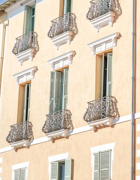 French Riviera Style Home, Decor For Entryway, French Riviera Style, Architectural Prints, The French Riviera, Nice France, Photography Prints, Cote D’azur, Affordable Wall Art