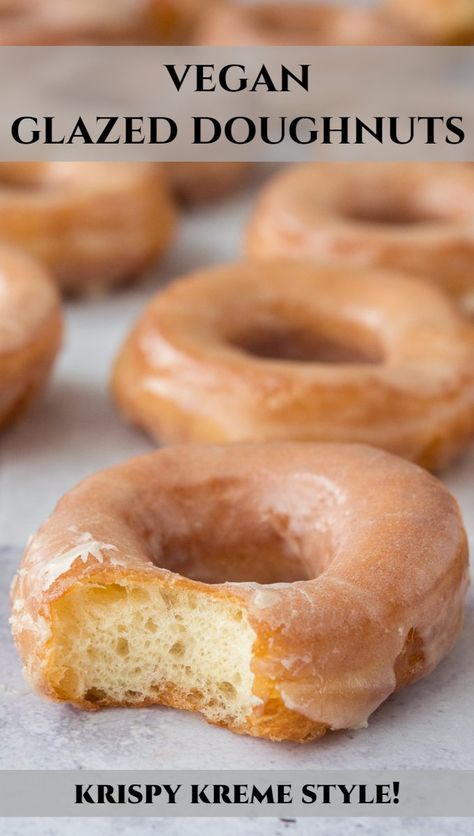 Easy Doughnuts, Vegan Croissant, Dairy Free Donuts, Vegan Donut Recipe, Healthy Vegan Dessert, Vegan Doughnuts, Doughnut Recipe Easy, Doughnuts Recipe, Cheesecake Vegan