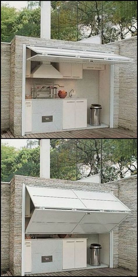 Huge Garden, Modern Outdoor Kitchen, Outdoor Kitchen Cabinets, Outdoor Kitchen Bars, Outdoor Kitchen Appliances, Kitchen Floor Plans, Outdoor Kitchen Design Layout, Backyard Kitchen, Kitchen Designs Layout