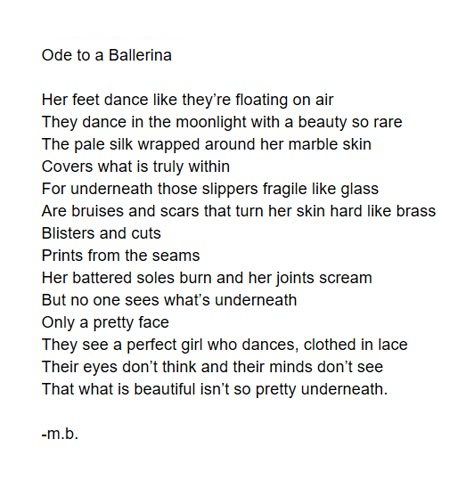 poetry by mila bales - m.b. - Ode to a Ballerina Ballerina Quotes, Ballerina Instagram, Dancer Quotes, Dreamy Quotes, Tone Ig, The Baby Sitters Club, Instagram Bio Quotes, Dancing In The Moonlight, Bio Quotes