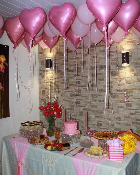 my first pink themed birthday party🎂🥂🌸 #birthday #pinkcake 20th Birthday Pink Theme, Vintage Pink Birthday Party, Diy Pink Birthday Decorations, Tea Party Birthday Adult, Birthday Party Set Up, Shades Of Pink Birthday Party, Valentines Birthday Party Ideas, Pink Party Theme Ideas, All Pink Party