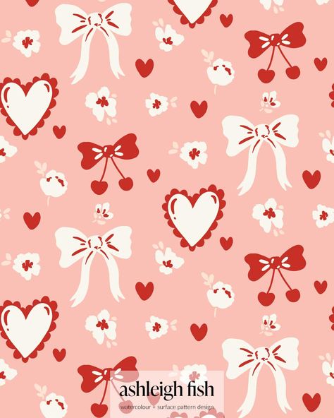 Valentines Prints, Coquette Valentines, Bow Season, Valentines Collection, Coquette Bows, Pink Coquette, Valentines Art, Valentine Print, Shop Art Prints