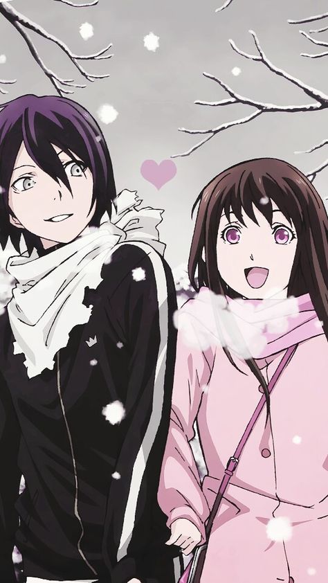 Noragami Noragami Hiyori And Yato, Noragami Hiyori, Yato And Hiyori, Yato Noragami, Anime Christmas, Noragami, Theme Song, Great Friends, Me Me Me Anime