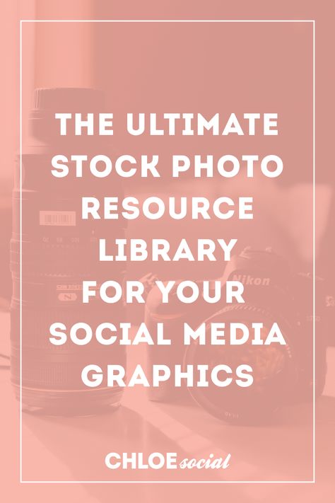 The Ultimate Stock Photo Resource Library for Your Social Media Graphics - Chloe Social Library Social Media Ideas, Library Social Media, Social Media Writing, Social Media 101, Middle School Libraries, Computer Help, Instagram Brand, Social Media Resources, Social Media Services