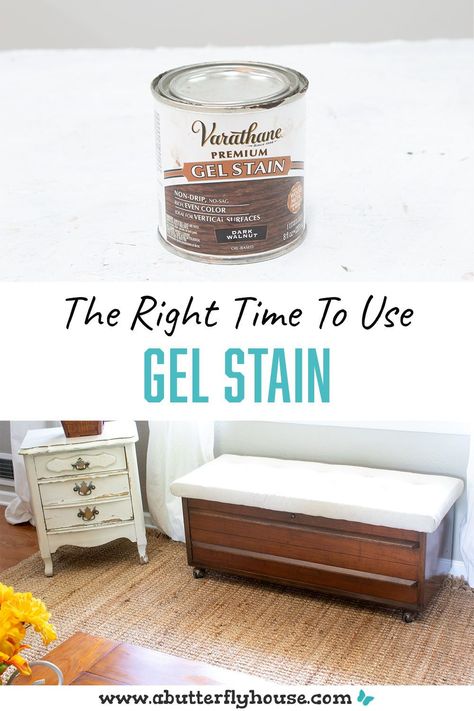 Gel Stain Furniture, Gel Stains, Muebles Shabby Chic, Staining Furniture, Furniture Painting Techniques, Diy Furniture Renovation, Gel Stain, Dixie Belle Paint, Distressed Furniture