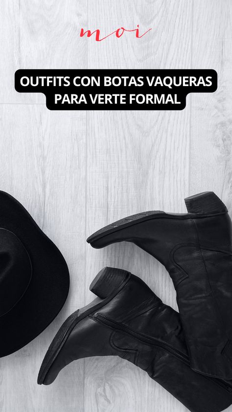 Si no sabes cómo combinar esta tendencia, revisa estos outfits con botas vaqueras o texanas que se ven formales para trabajar. Outfit Botas Vaqueras, Outfit Botas, Outfits Casuales, Casual Outfits, Cute Outfits