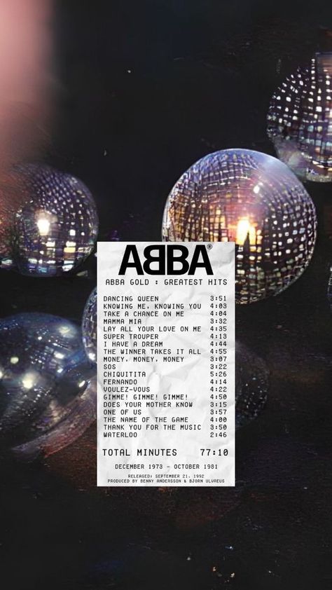 Abba Aesthetic Wallpaper Iphone, Abba Concert Aesthetic, Abba Invitation, Abba Wallpaper Iphone, Mamma Mia Wallpaper Iphone, Abba Lockscreen, Abba Aesthetic Wallpaper, Abba Birthday Party, Dancing Queen Wallpaper