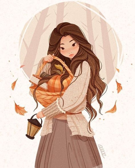 Pumpkins And Candles, Character Illustration Design, Anime Realistic, Autumn Illustration, Cute Animal Drawings Kawaii, Halloween Drawings, Character Design Animation, The Arrival, Human Art