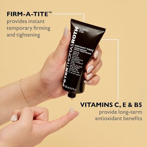 In a 4-week consumer efficacy study: 93% agreed this product worked instantly 93% agreed their skin texture looked smoother 87% agreed their skin looked instantly tighter 86% agreed their face looked firmer after *Individual results may vary. SHOP NOW, click the picture above for direct link! #sponsored All Vitamins, Under Eye Puffiness, Fine Wrinkles, Peter Thomas Roth, Skin Care Clinic, Enlarged Pores, Deep Wrinkles, Body Treatments, Skincare Set