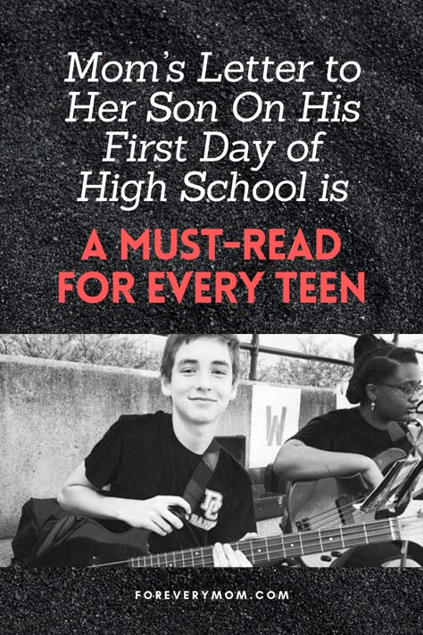 Here's one mom and dad's words of advice that is timeless. This is truly good advice and tips for any freshman in starting high school. Incoming freshmen listen up! #parentingtips #parentingadvice #highschooltips Poems For Boys, Highschool Advice, Letter To Son, Starting High School, High School Quotes, First Day Of High School, Poems About School, Freshman Advice, Letter To Her