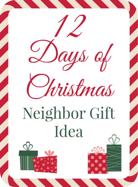 This has got to be the most fantastic gift idea ever!  Such a creative way to surprise your neighbors this Christmas! 12 Days Of Xmas, Christmas Neighbor, Neighbor Christmas Gifts, Twelve Days Of Christmas, Neighbor Gifts, Got To Be, Noel Christmas, 12 Days Of Christmas, Christmas Joy