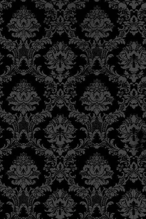 Black Iphone Background, Vintage Wallpaper Patterns, Art Chinois, Victorian Wallpaper, Gothic Wallpaper, Iphone 6 Wallpaper, Iphone Wallpaper Pattern, Wallpaper Gallery, Damask Wallpaper