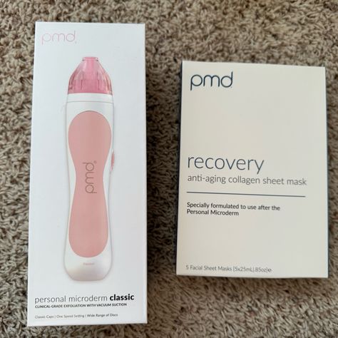 Brand New And Sealed. Personal Micro Derm For At Home Spa Day! Mask For After Sessions. At Home Spa Day, Home Spa Day, Teal Branding, Pmd Beauty, At Home Spa, Facial Cleansing Device, Facial Sheet Mask, Spa Day At Home, Silicone Brush