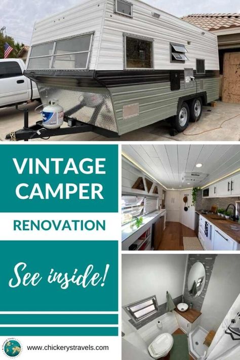 Prowler Camper Remodel Ideas, Vintage Camper Remodel Ideas, Mini Camper Remodel, Restoring Campers, Gutted Camper Remodel, Small Camper Renovation On A Budget, Prowler Camper Remodel, Shasta Camper Interior, Old Camper Remodels