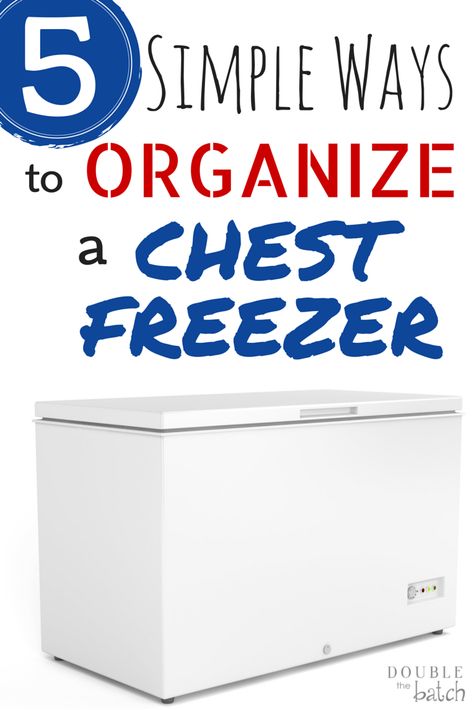 5 Simple Ways to Organize a Chest Freezer - Uplifting Mayhem Organizing Freezer Chest, Deep Freezer Organization, Organize Fridge, Chest Freezer Organization, Garage Redo, Deep Freezer, Organize Kitchen, Freezer Organization, Freezer Storage