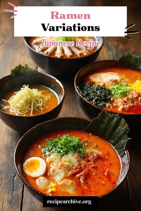 Ramen Variations Ramen Noodle Recipes Soup Tonkatsu, Traditional Ramen Recipe, Tonkatsu Ramen Broth, Tonkatsu Ramen Recipe, Japanese Recipes Traditional, Japanese Ramen Recipe, Tonkotsu Ramen Recipe, Ramen Broth Recipe, Top Ramen Recipes