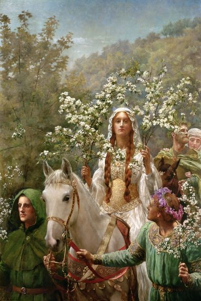 239976 John Collier, Roi Arthur, Maid Marian, Arthurian Legend, John Everett Millais, Hur Man Målar, Pre Raphaelite, Paul Klee, Beltane