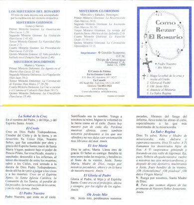 How to Say the Rosary leaflet (Spanish) Rosary In Spanish, Pray Rosary, Rosary Prayers, Rosary Novena, Rosary Prayers Catholic, Prayers Catholic, Saying The Rosary, Pray The Rosary, Rosary Prayer