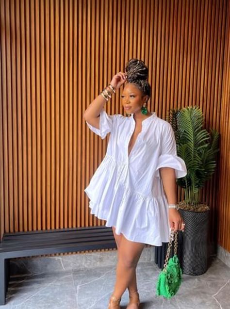 Oversized Summer Cover-up For Vacation, White Summer Cover-up For Brunch, Plus Sized Vacation Looks, Chic Oversized Summer Cover-up, Vaction Dinner Outfit Plus Size, Plus Size Outfit Ideas Summer, Baby Shower Luncheon, Plus Size Outfit Ideas, Miami Trip