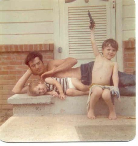 Handsome, young Uncle Si plays with his adorable nephews Jase and Willie. Courtesy of the Robertson family. Uncle And Nephew, Si Robertson, Jase Robertson, Uncle Si, Robertson Family, Country Strong, Duck Commander, Family Photo Album, Duck Dynasty