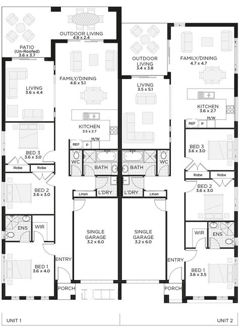 Lithgow Home Modern Exterior House, Floorplan Ideas, Property Layout, Dual Occupancy, Duplex Floor Plans, Champion Homes, Future Planning, Duplex Plans, 2 Storey House Design