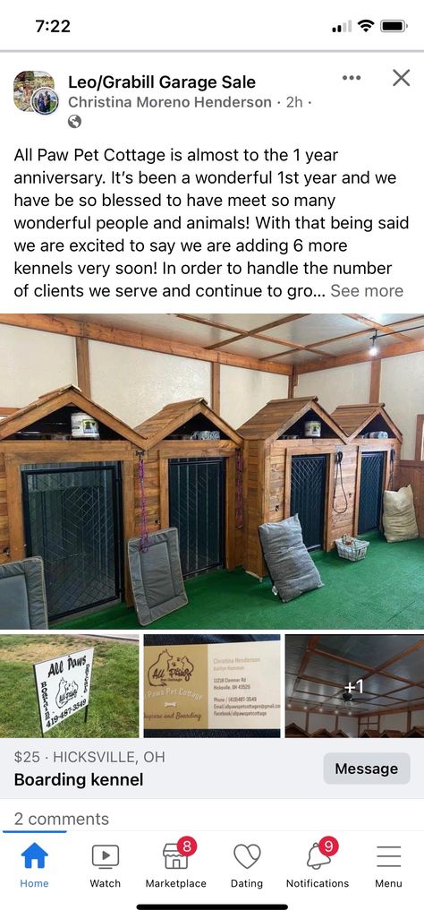 Dog Boarding Suites, Luxury Dog Boarding Kennels, Dog Kennels In Garage, Dog Boarding Kennels Designs, Diy Dog Boarding Kennels, Dog Boarding Kennel Ideas, Dog Sanctuary Ideas Animal Rescue, Dog Training Facility Layout, Dog Boarding Facility Ideas Floor Plans