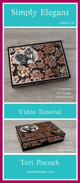 A2 Card Boxes Tutorials, Stampin Up Card Box Tutorial, Stampin Up Card Box Holder, A2 Card Box Tutorial, Box Cards Ideas, Card Box Holder Diy, A2 Card Box, Card Box Ideas, Gift Box Punch Board