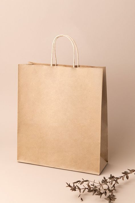 Paper shopping bag for eco brands with design space | free image by rawpixel.com / Kut Unique Paper Bag, Eco Brand, Aesthetic Bags, Kraft Bag, Bags Logo, Brown Kraft, Shopping Bags, Kraft Paper, Royalty Free Photos